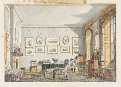 La stanza di George James Drummond a Oxford, 1853 da George Pyne